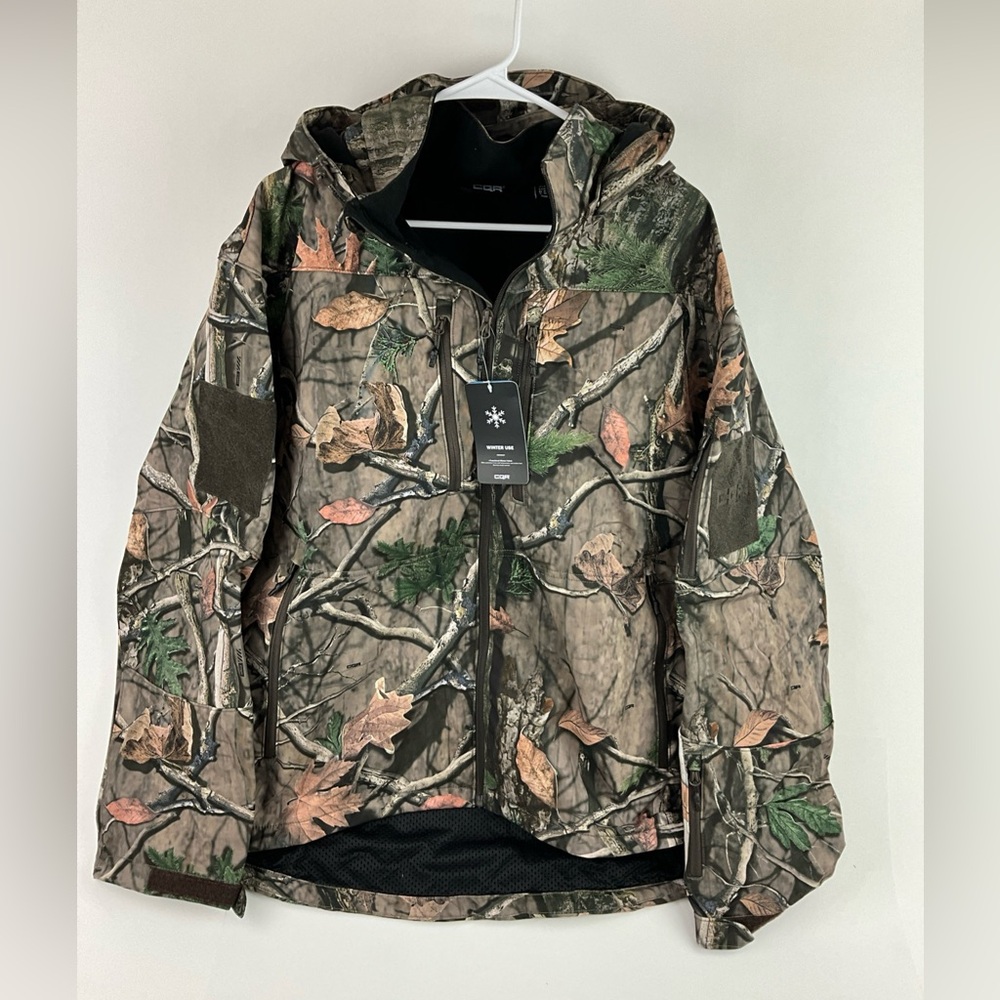CQR Men’s Winter Coldproof Green Camoflauge Jacket NWT